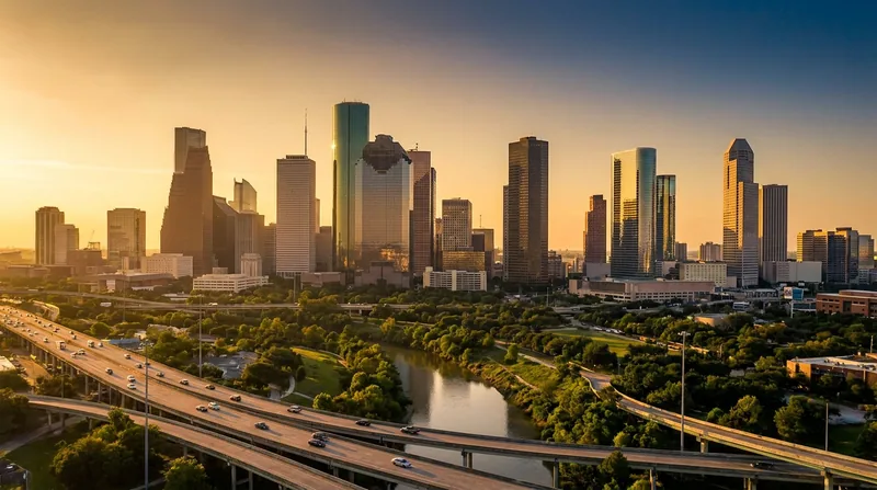 Houston skyline representing Texas business opportunities